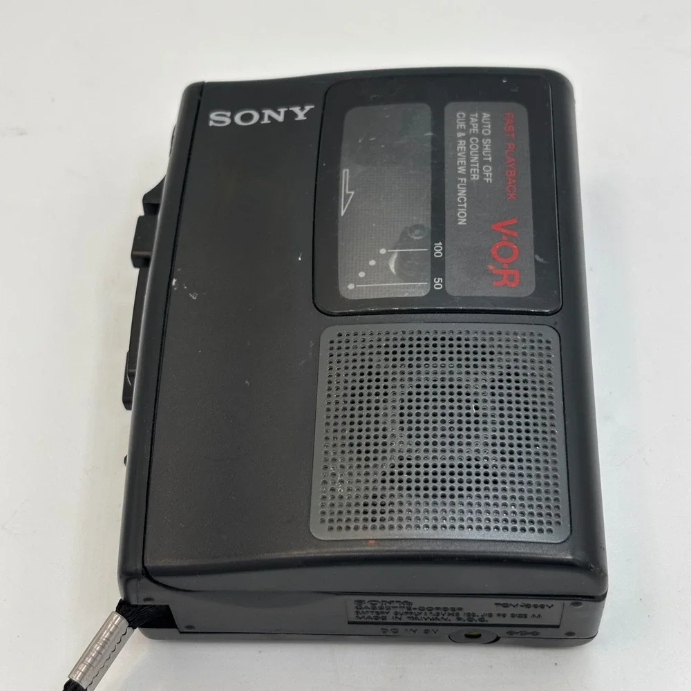 Sony M-529V Microcassette-Corder & TCM-S66V Cassette-Corder VOR Bundle FOR PARTS